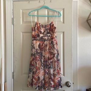 Floral print dress